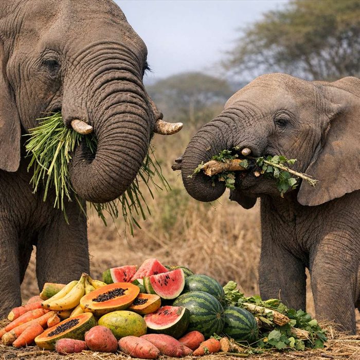 Que mangent les éléphants ? Guide complet de leur alimentation