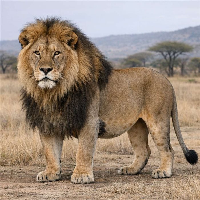 Combien mesure un lion mâle ? Taille moyenne et chiffres clés