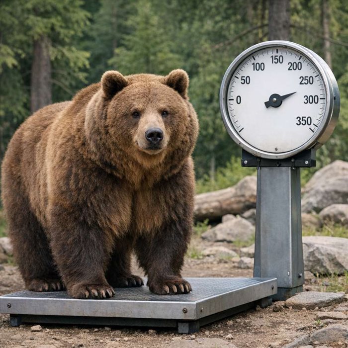 Combien pèse un ours brun ? Poids moyen et variations