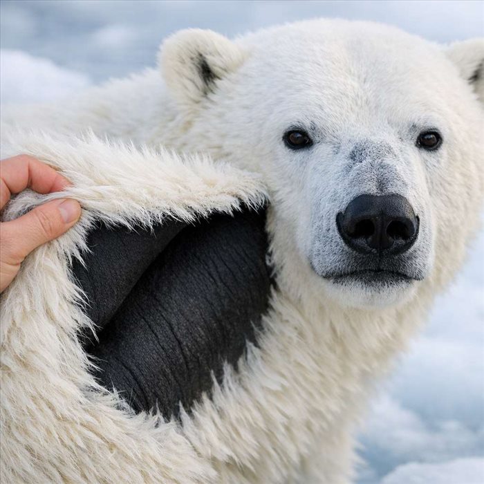 Peau de l'ours blanc noire : explication et étonnants avantages