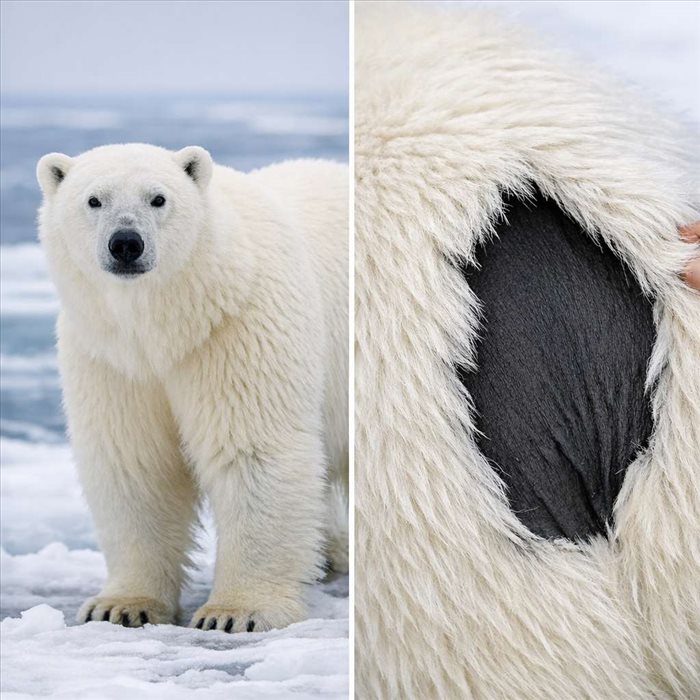 Couleur de la peau de l’ours blanc : mythe ou réalité ?