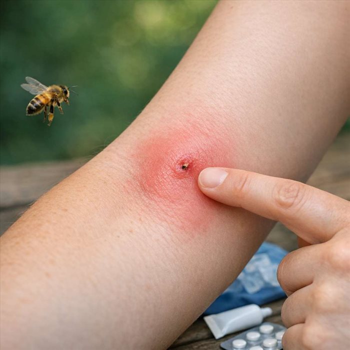 Allergie à une piqûre d’abeille : comment la reconnaître ?
