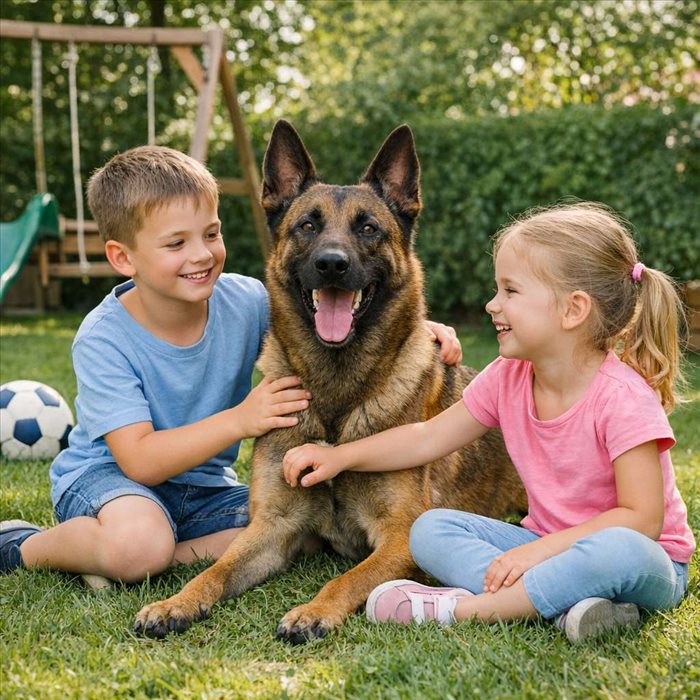 Le malinois est-il adapté à une famille avec enfants ?