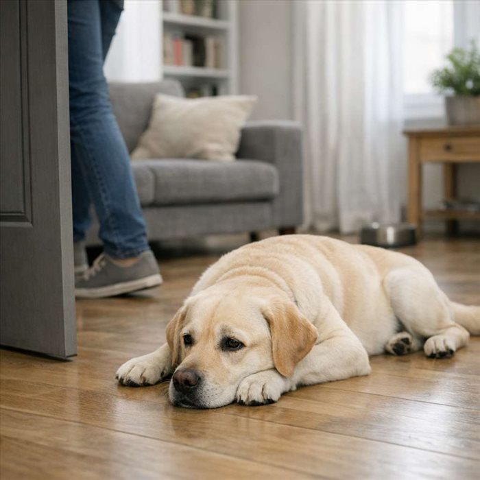 Labrador et solitude : combien de temps peut-il rester seul ?