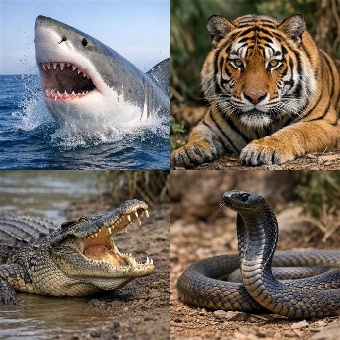 Quels sont les animaux les plus dangereux du monde ?