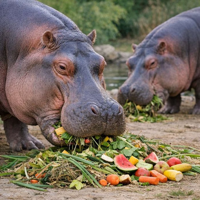Que mangent les hippopotames ? Régime, habitudes et aliments