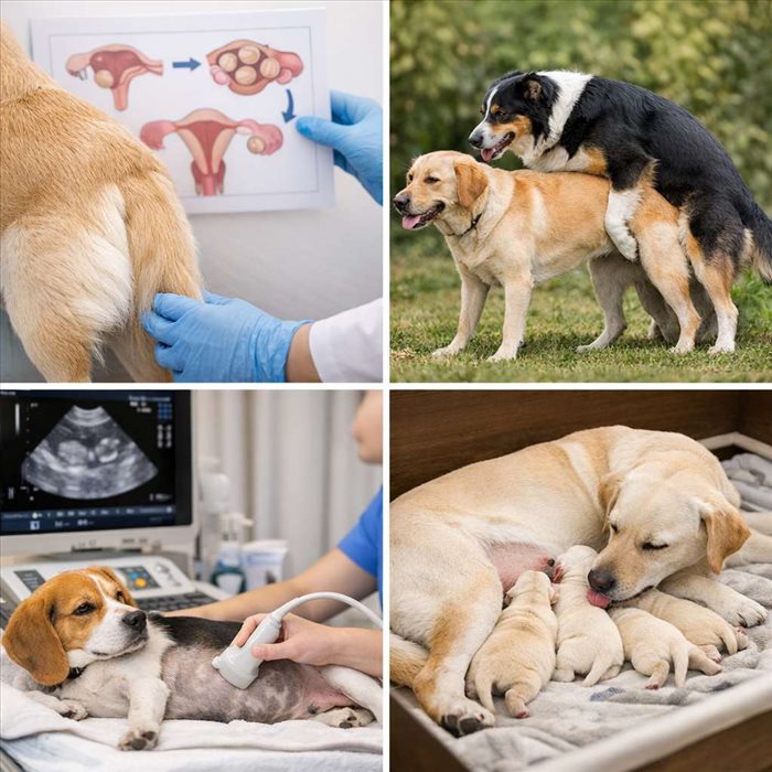 Reproduction du chien : cycle, gestation et naissance | Guide complet