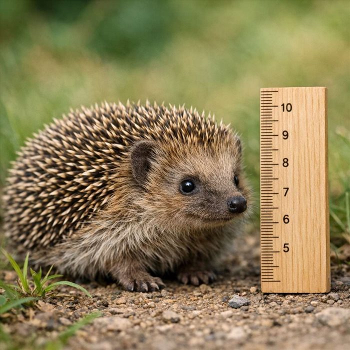 Combien mesure un hérisson européen ? Taille et poids expliqués