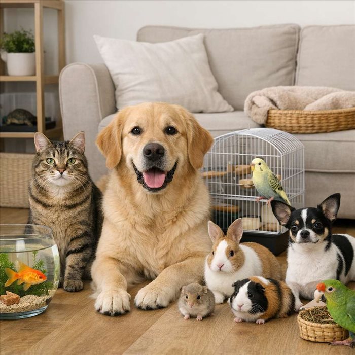 Quels sont les animaux domestiques les plus courants ?