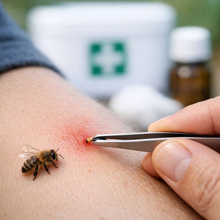 Comment retirer une piqûre d’abeille avec dard ? Guide simple et rapide