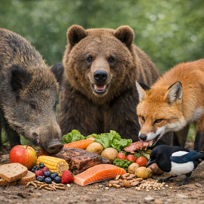 Animaux omnivores : lesquels sont-ils et que mangent-ils ?