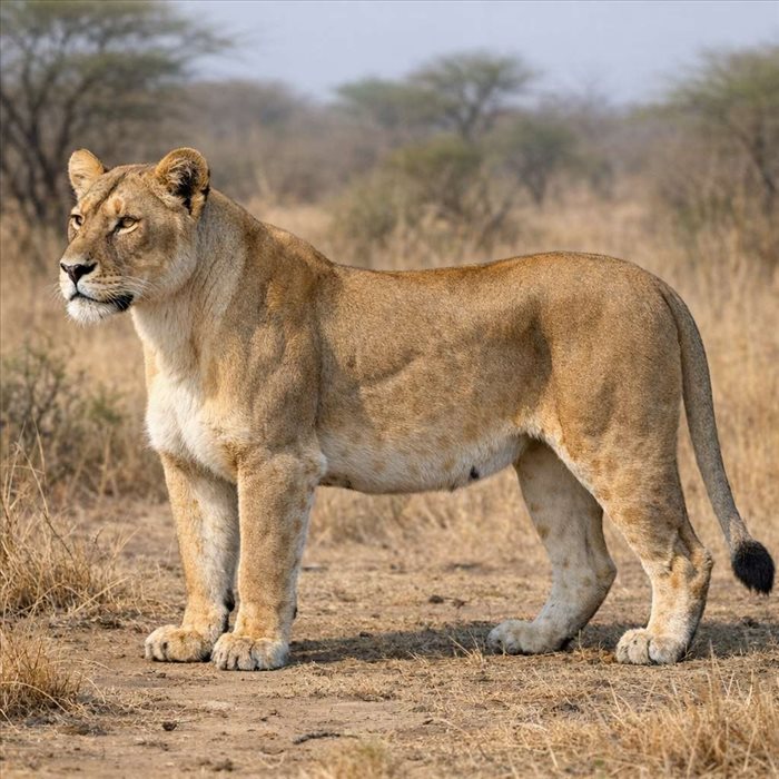 Quelle est la taille moyenne d’une lionne ? Guide complet