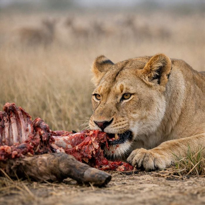 Que mange une lionne ? Guide complet sur son alimentation