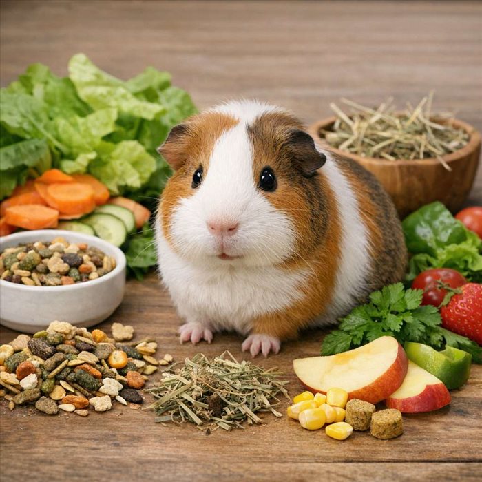 Que mange un cochon d’Inde ? Guide complet pour bien le nourrir