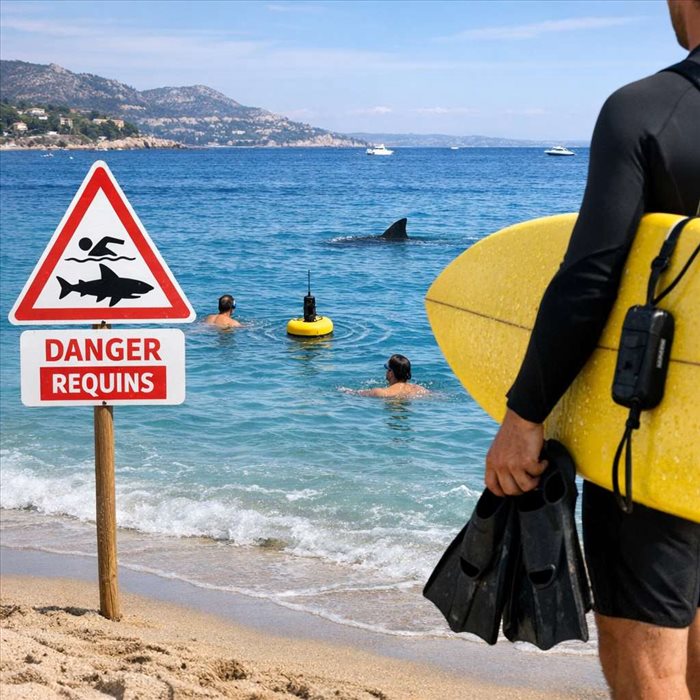Se protéger des requins sur la Côte d’Azur : conseils