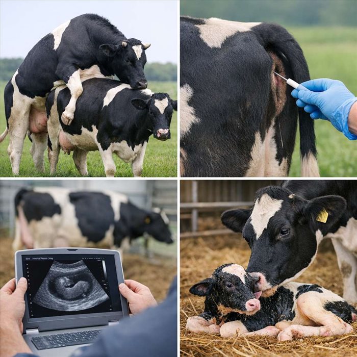 Reproduction de la vache : cycle, fécondation et vêlage | Guide complet