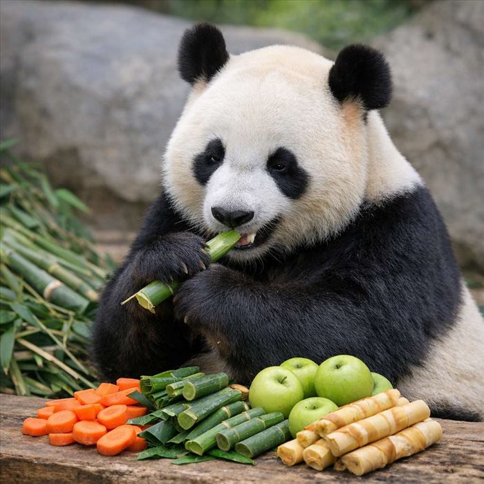 Que mangent les pandas ? Guide complet sur leur alimentation