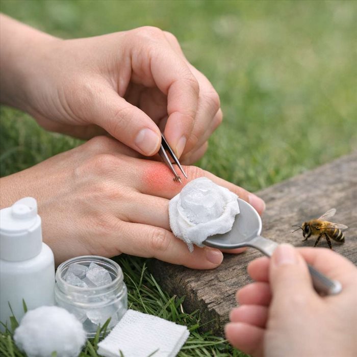Piqûre d’abeille : que faire immédiatement ? Guide rapide