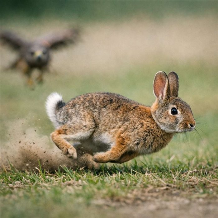Vitesse du lapin en fuite : jusqu’où peut-il aller ?