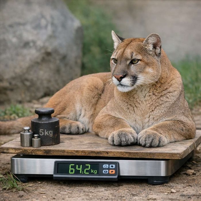 Combien pèse un puma ? Poids moyen, variations et différences