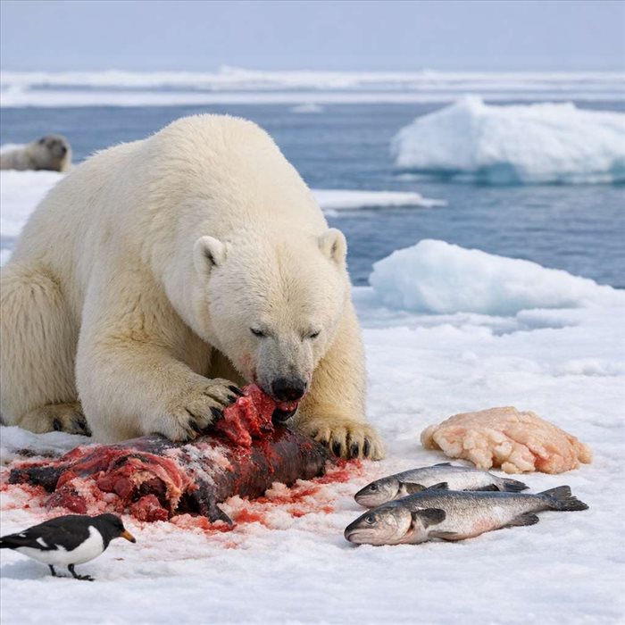 Nourriture de l’ours blanc : repas favoris et alimentation