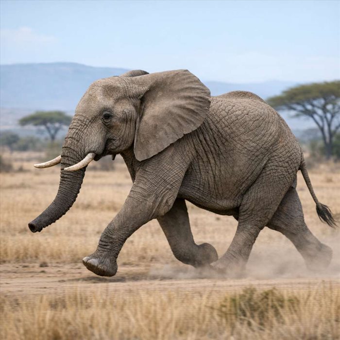 Vitesse d’un éléphant : marche, pointe et records