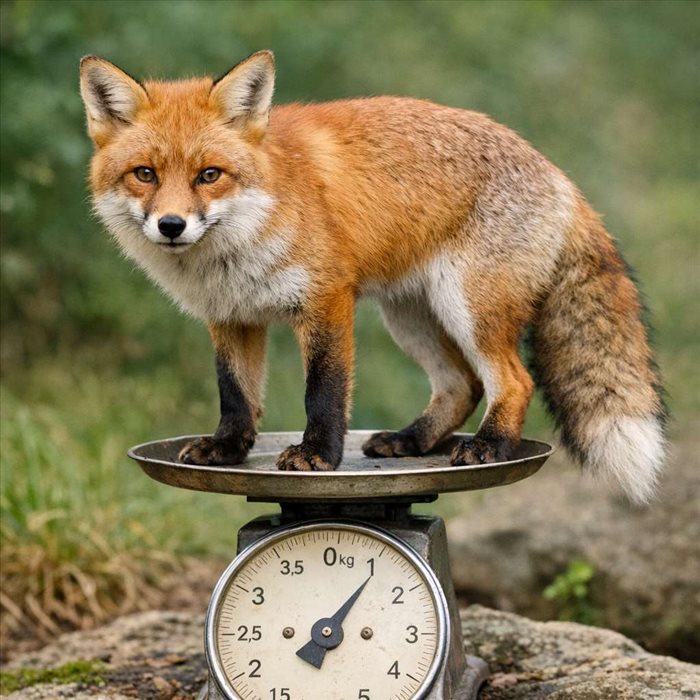 Combien pèse un renard roux ? Poids moyen et variations