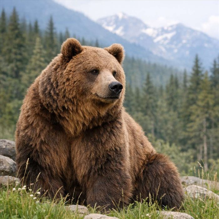 Durée de vie d’un ours brun : combien de temps vit-il ?