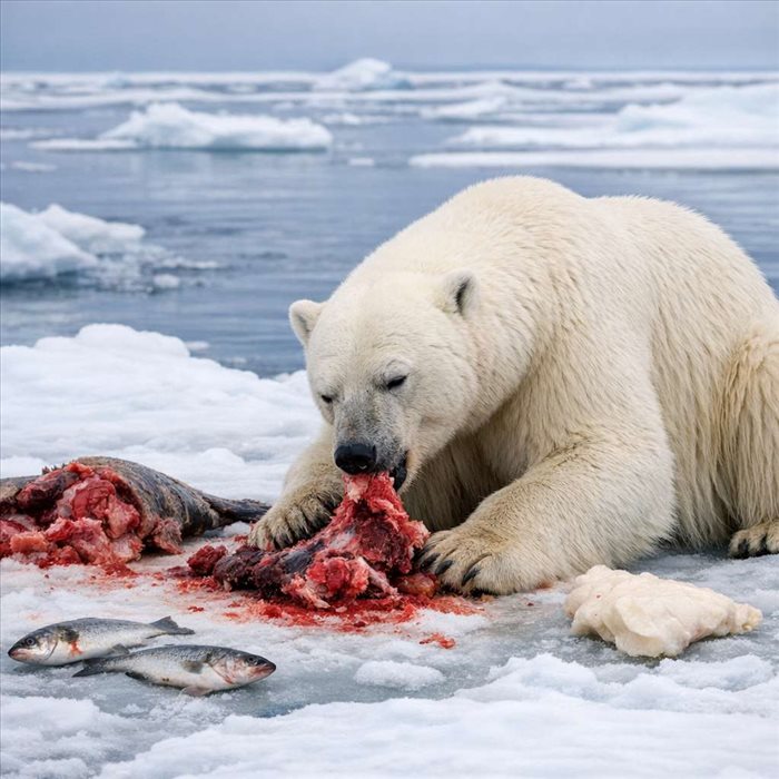 Que mange un ours polaire ? Régime, chasse et proies