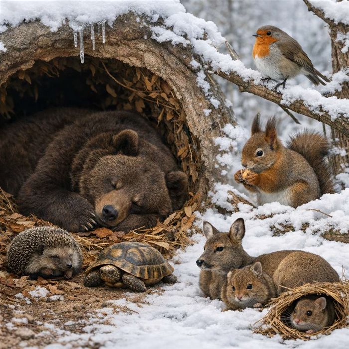 Quels animaux hivernent ? Différence avec l’hibernation
